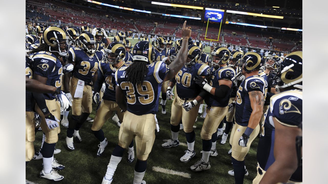 St. Louis Rams running back Steven Jackson walks off the field after  gaining a mere 24-yards rushing in the 24-9 loss to the Washington Redskins  at the Edward Jones Dome in St.