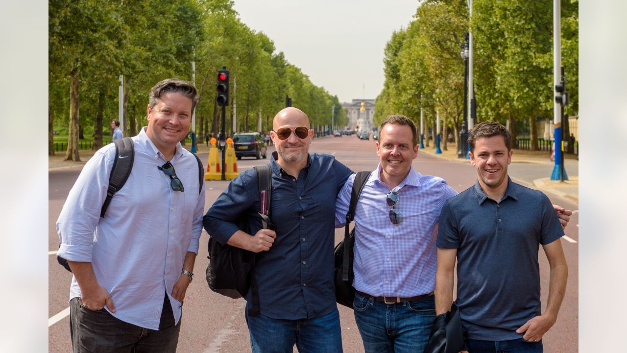 From left, Dan Hanzus, Gregg Rosenthal, and Marc Sessler are seen