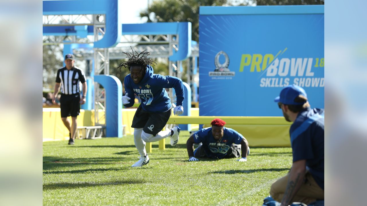 Photos: Alvin Kamara participates in Epic Pro Bowl Dodgeball game