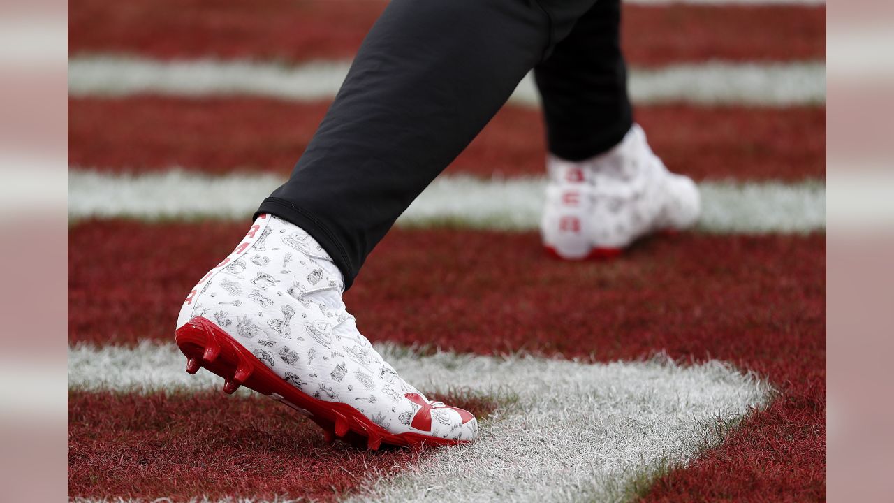 Red bandana cleats deals