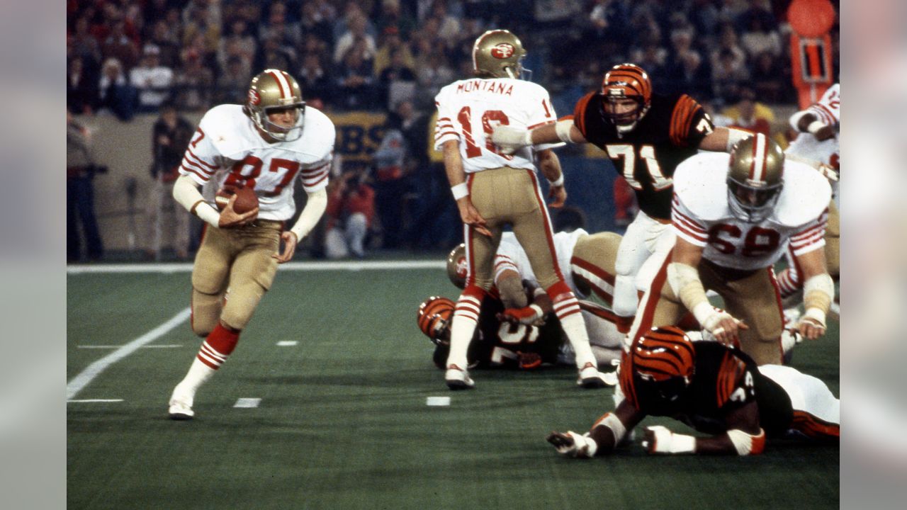 Joe Montana Dwight Clark San Francisco 49ers