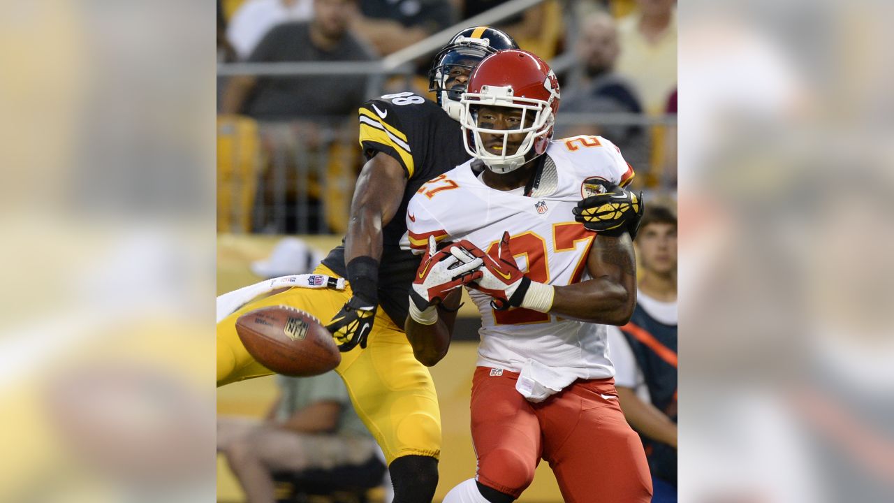 Cleveland Browns wide receiver Travis Benjamin runs the ball during  preseason NFL football game between the Browns and the St. Louis Rams  Saturday, Aug. 23, 2014, in Cleveland. (AP Photo/Tony Dejak Stock