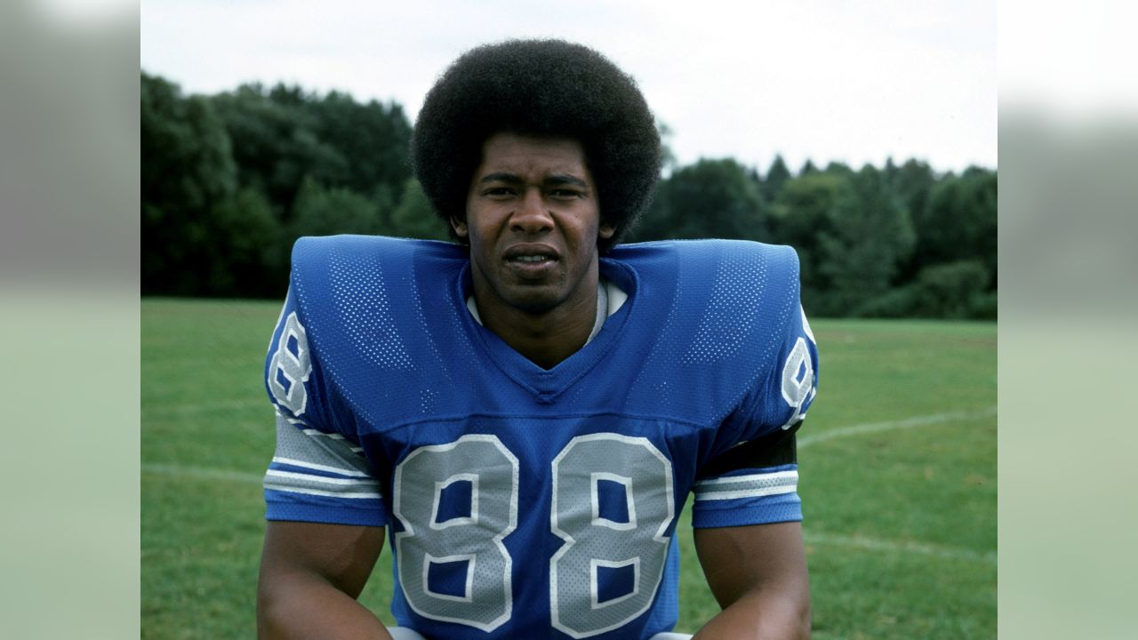 Press Photo Detroit Lions Charlie Sanders Tight End