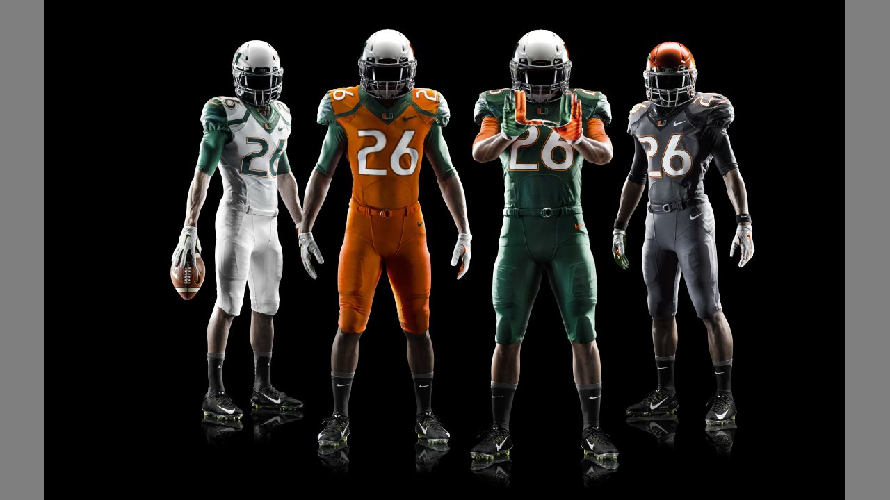 Miami Jerseys, Miami Hurricanes Uniforms