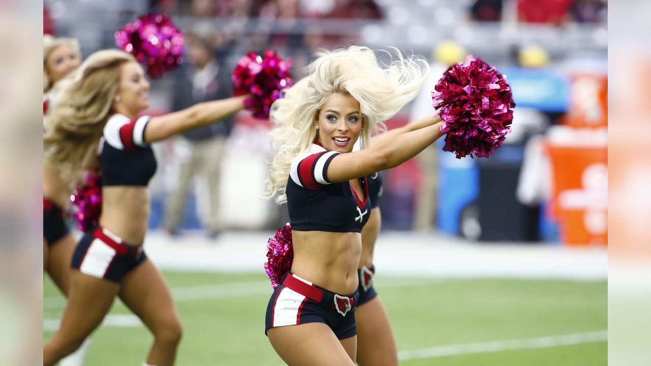 Cheerleaders Perform During Patriots - Texans Preseason Game