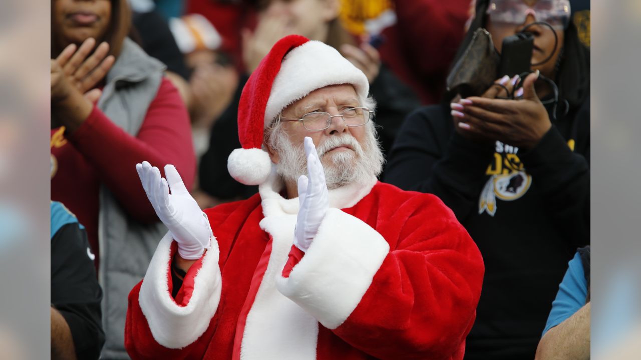 NFL fans celebrate the holidays