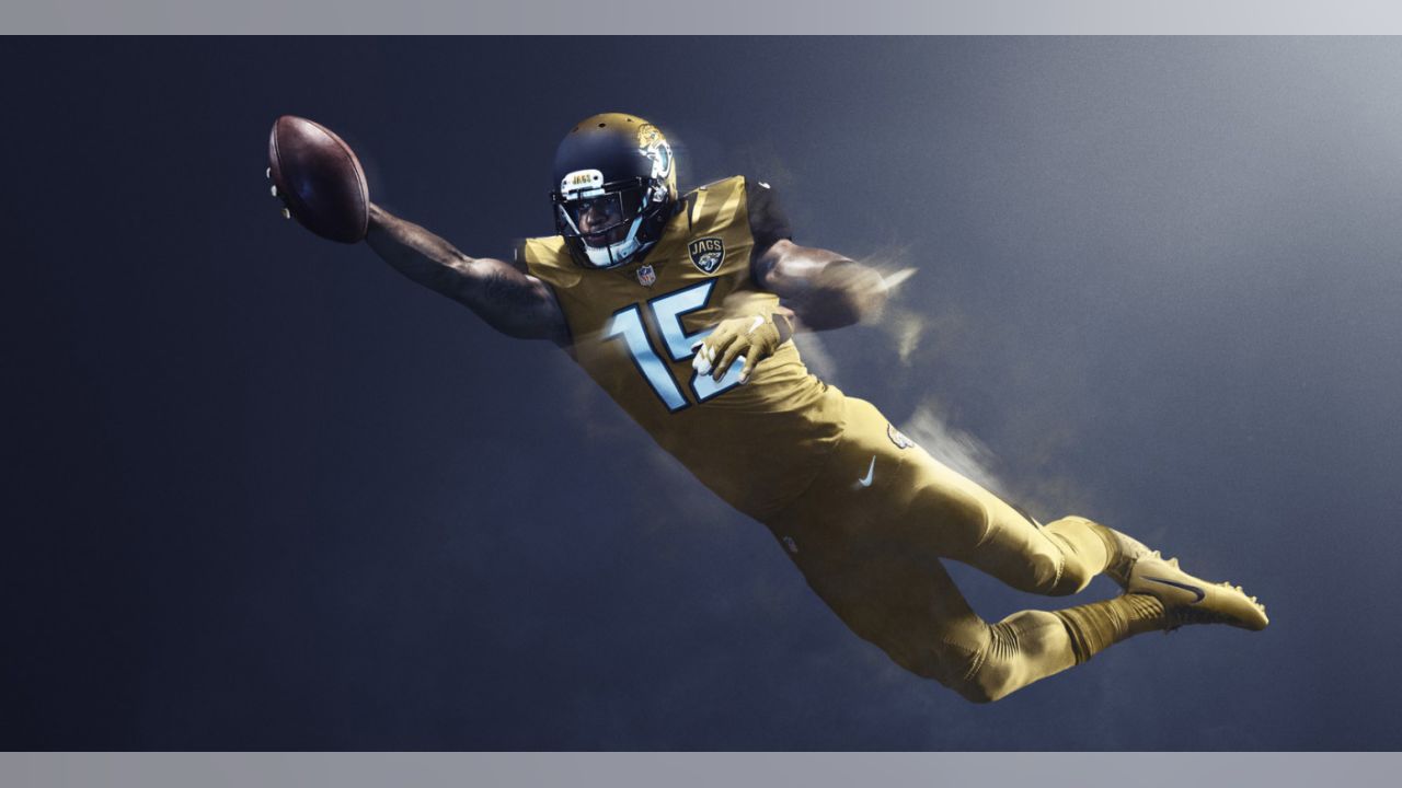 jacksonville jaguars color rush uniforms