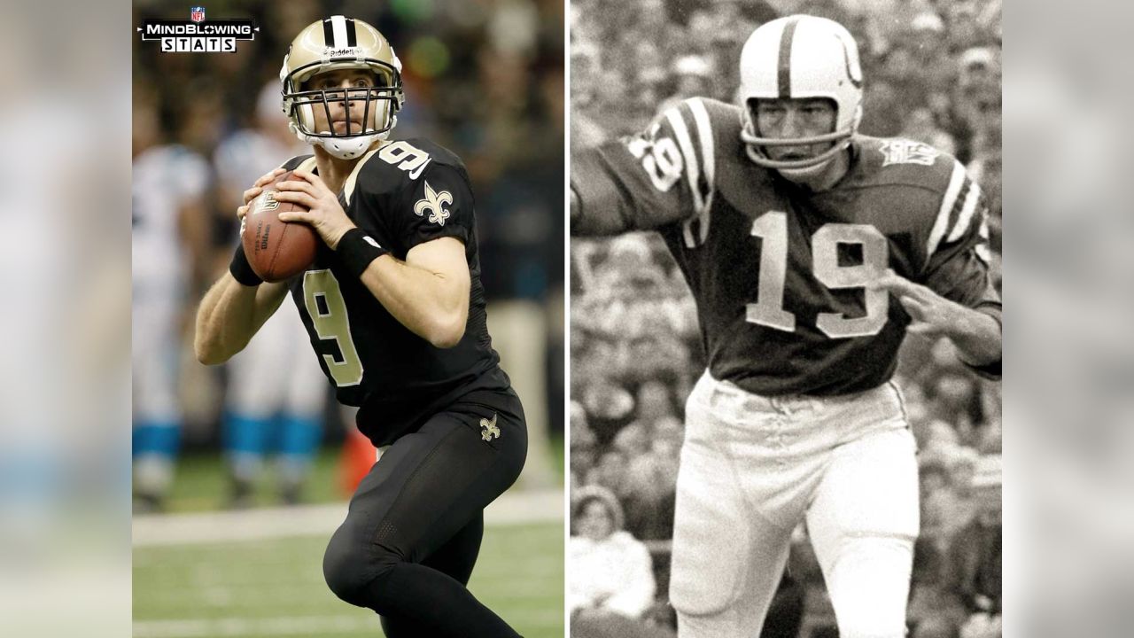 Saints' Brees passes Unitas to set another NFL record