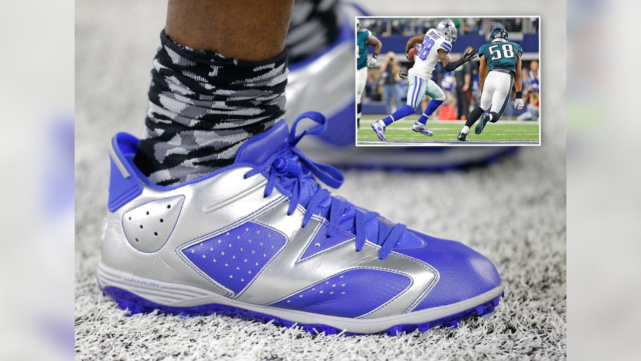 Dez Bryant Shows Off All-White Air Jordan 6 Cleats 