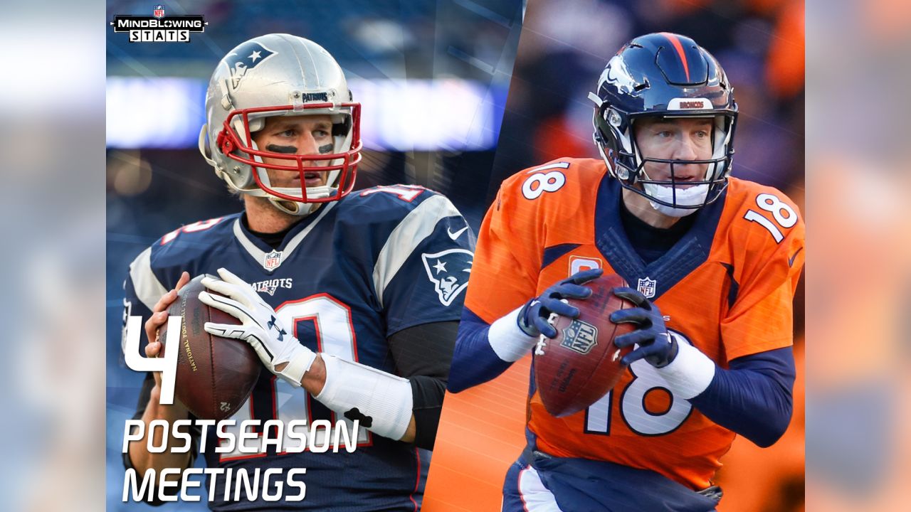 Mind-blowing stats for Brady and Manning