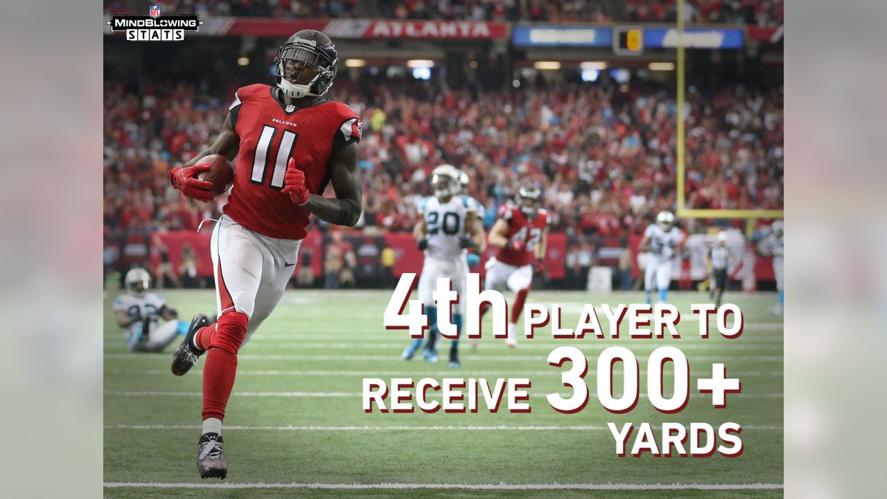 Here is where Julio Jones' three 250-plus yard games rank in NFL