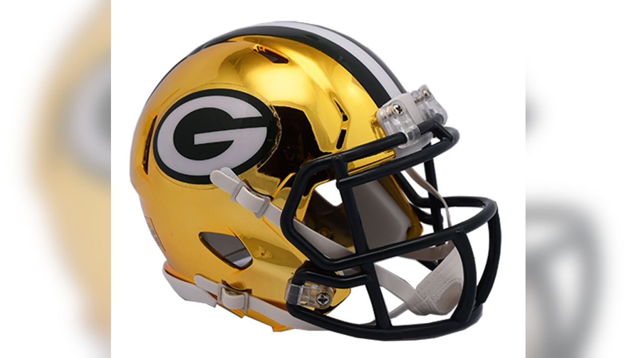 Chrome mini NFL riddell football helmets for Sale in North Bend, OR