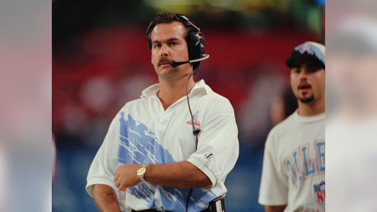 Jeff Fisher. Houston Oilers throwback