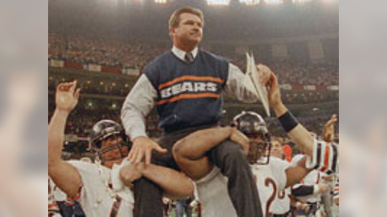 1992 Chicago Bears Coach Mike Ditka at Cleveland Municipal Stadium