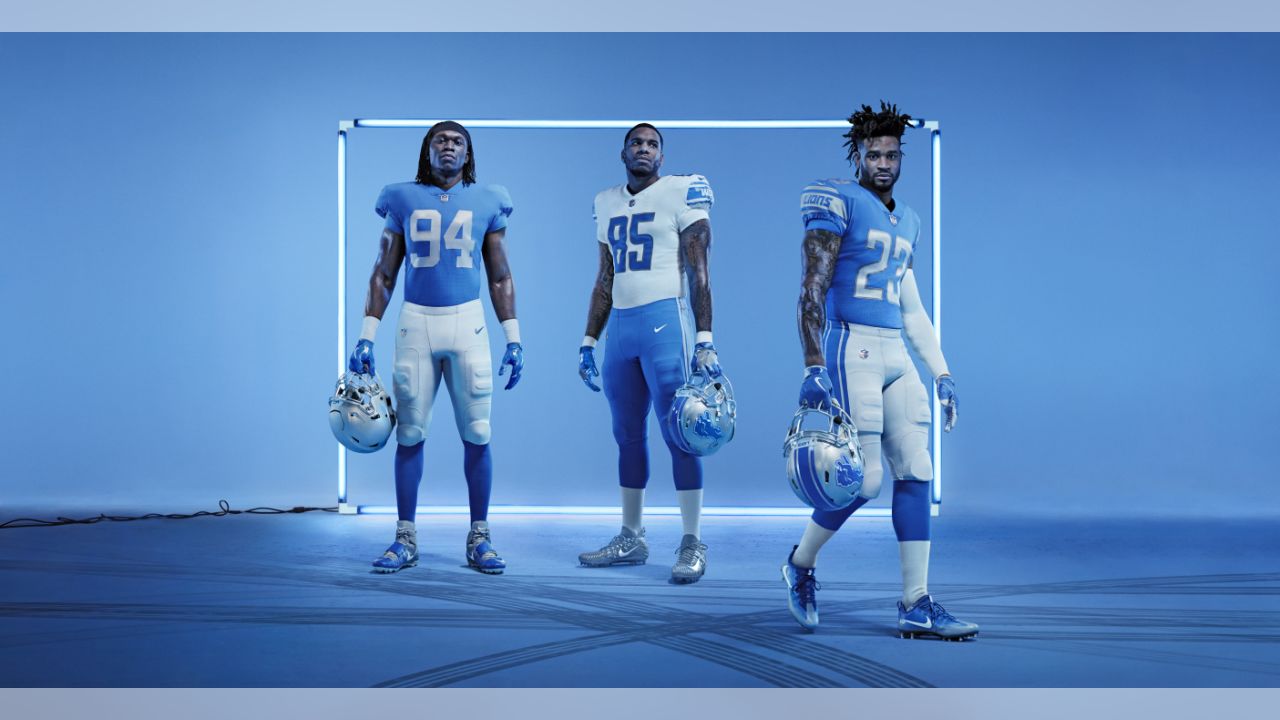 The evolution of the Detroit Lions uniform