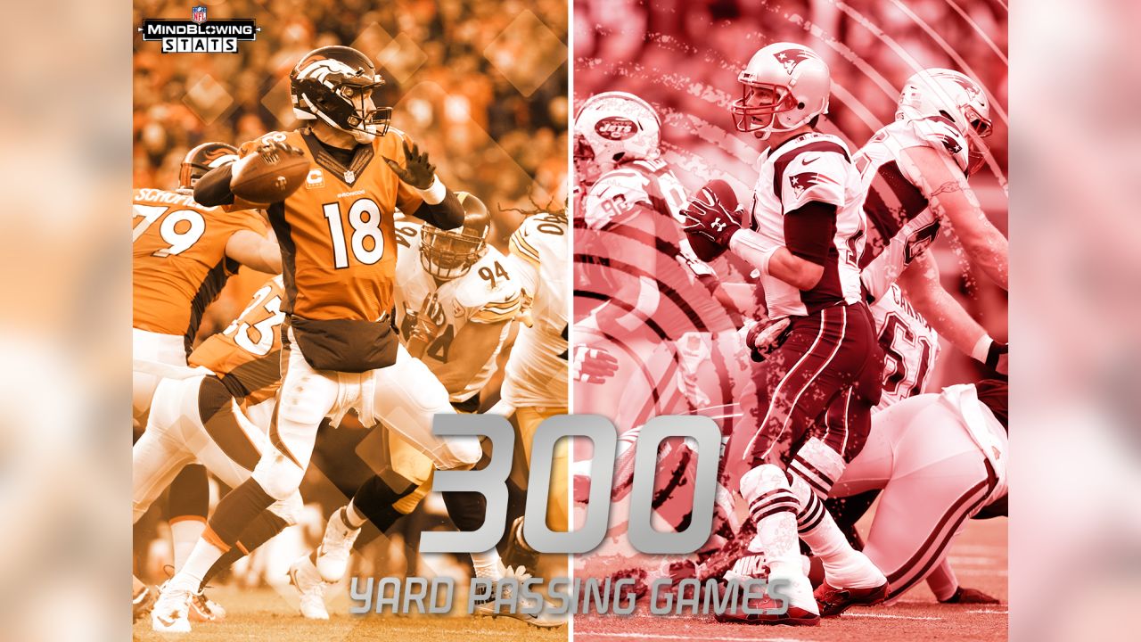 Mind-blowing stats for Brady and Manning