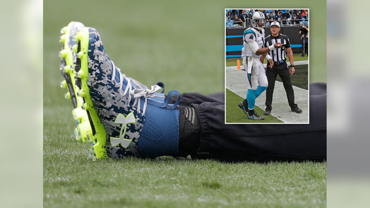 Cam Newton Wore Custom 'Dabbin' Cleats for Thanksgiving