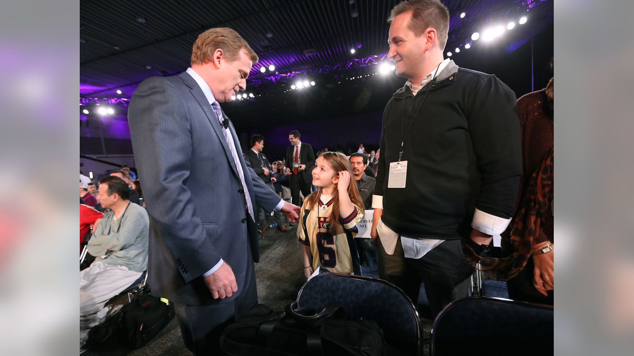 NFL media works on radio row during Super Bowl 56 week at the Los Angeles  Convention Center on …