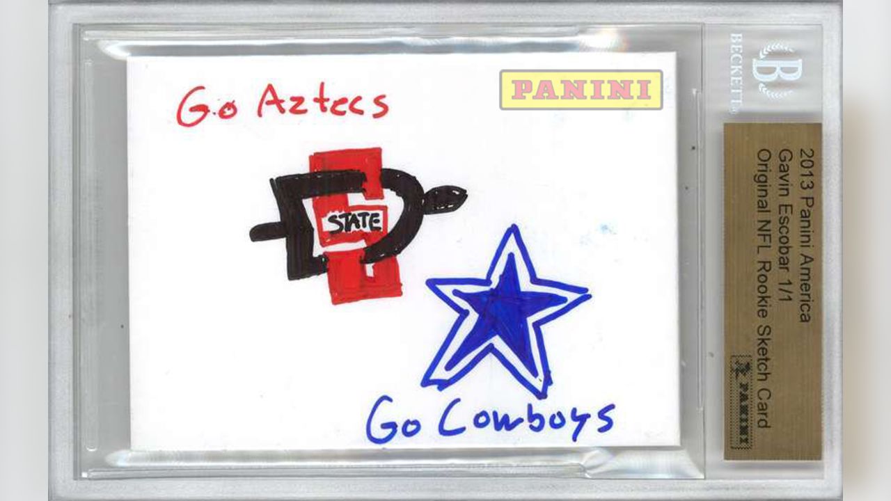 Panini America original player sketch card