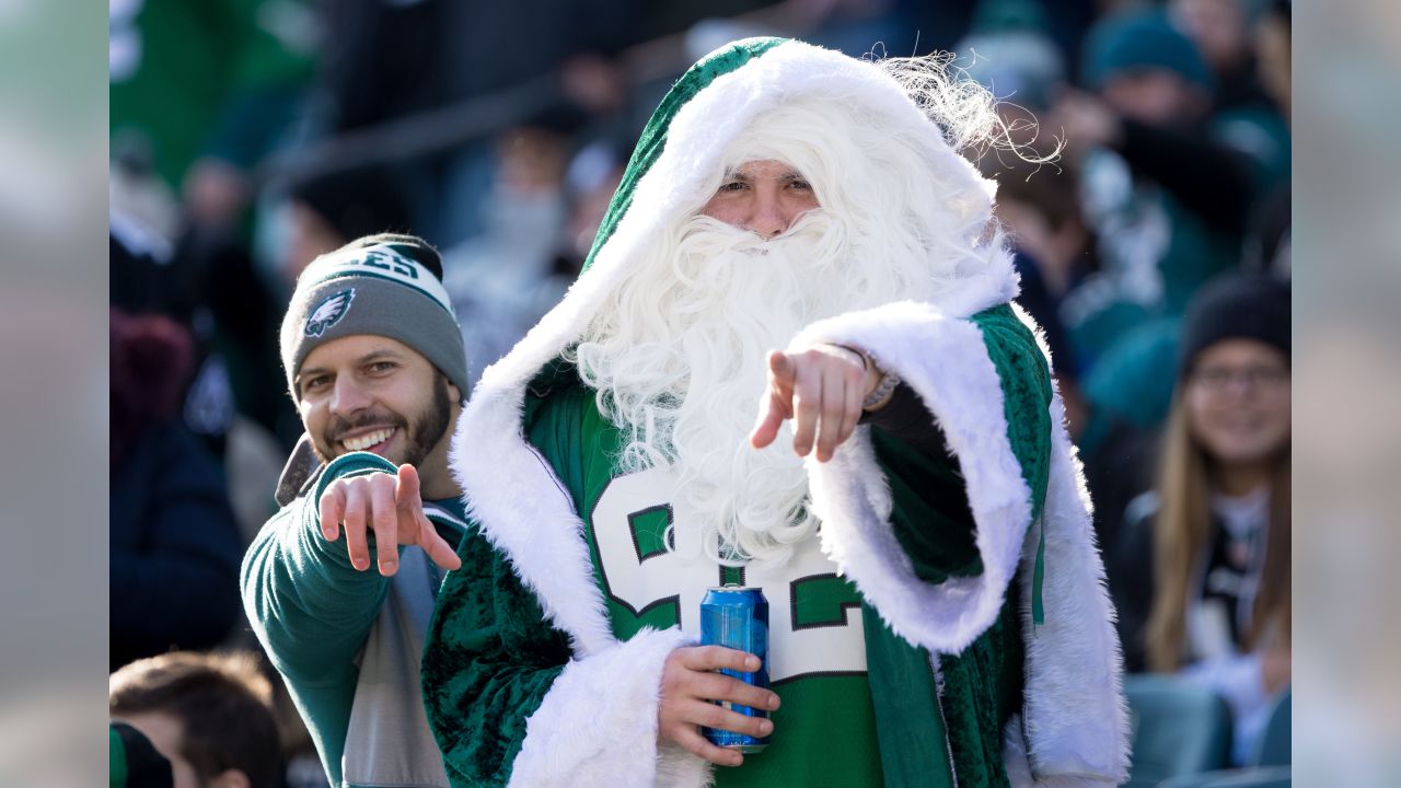 NFL fans celebrate the holidays