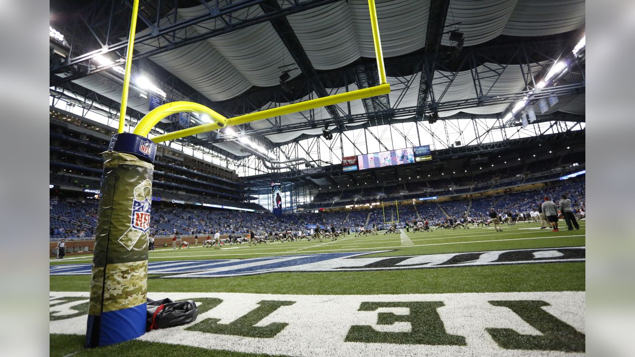 Salute to Service on the field at AT&T Stadium prior to an NFL