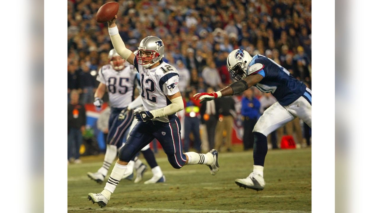 New England Patriots 2002 Tom Brady NFL Super Bowl championship