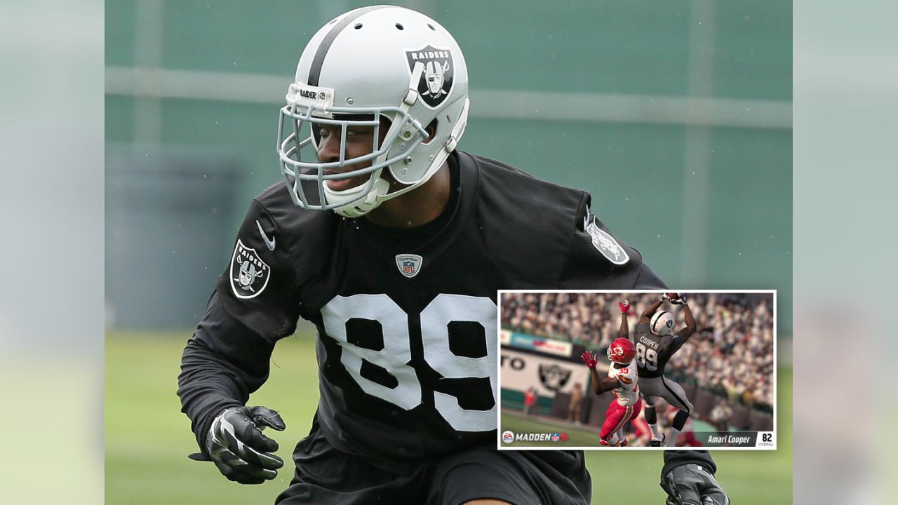 Raiders Amari Cooper receives highest rookie Madden NFL 16 rating - Silver  And Black Pride