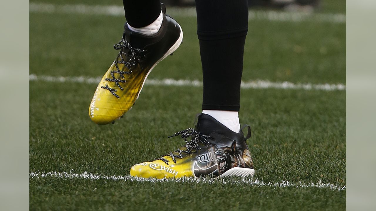 A Salute to Service banner on display during an NFL football game between  the Jacksonville Jaguars and the Las Vegas Raiders on Sunday, Nov. 6, 2022,  in Jacksonville, Fla. (AP Photo/Gary McCullough