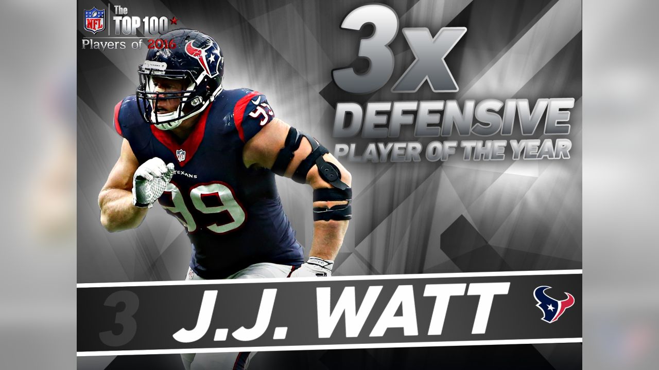 Houston Texans Jj Watt 3x Nfl Defensive Player Of The Year T