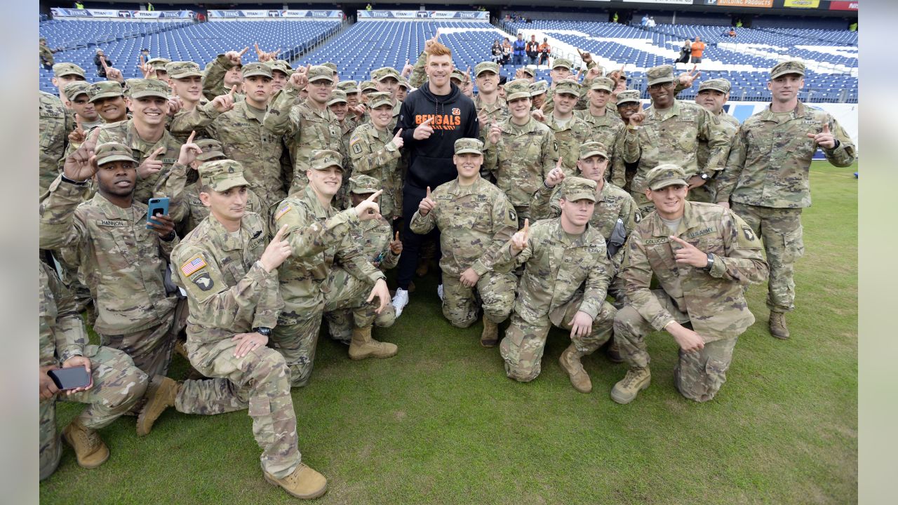 Tenn. Titans honor military members with 'Salute to Service' game