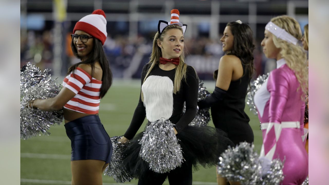 NFL Cheerleaders celebrate Halloween