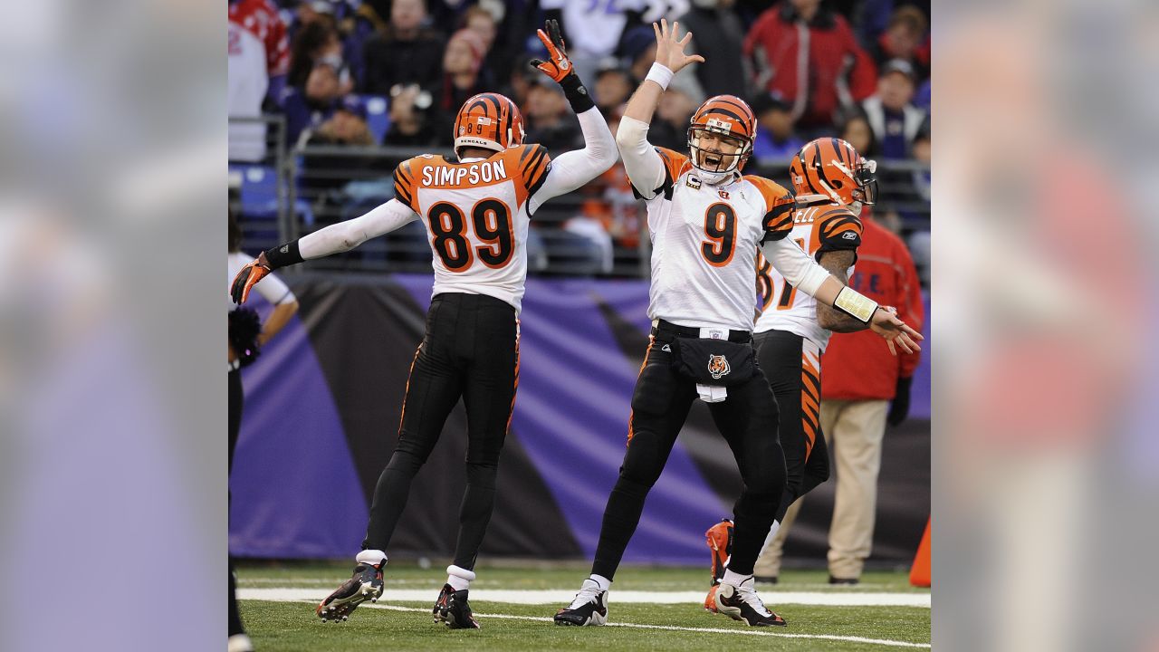 Cincinnati Bengals quarterback Carson Palmer in action against the