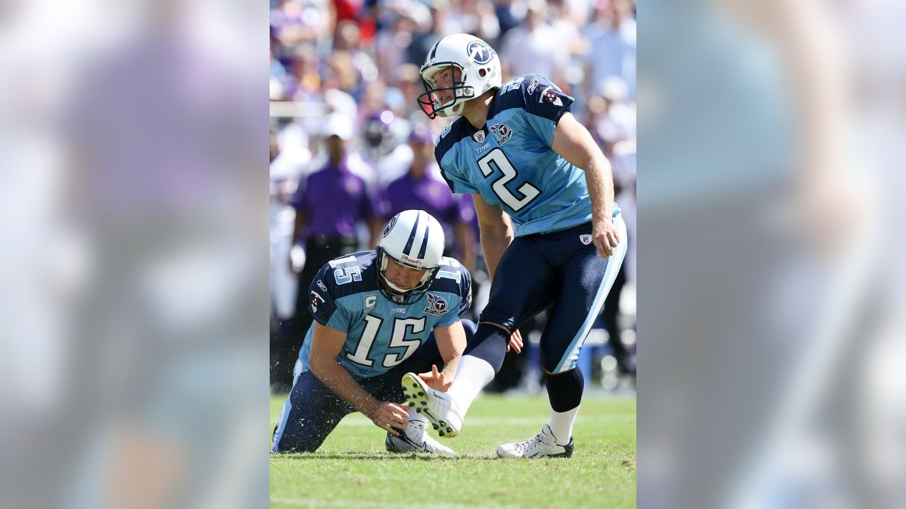 Tennessee titans kicker rob bironas hi-res stock photography and