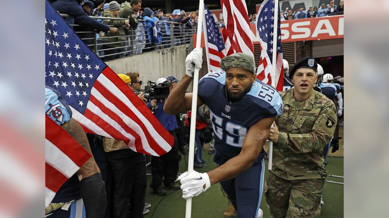 DVIDS - Images - Sailor participates in NFL Salute to Service Game [Image 1  of 2]