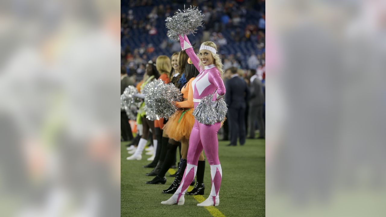 NFL Cheerleaders celebrate Halloween