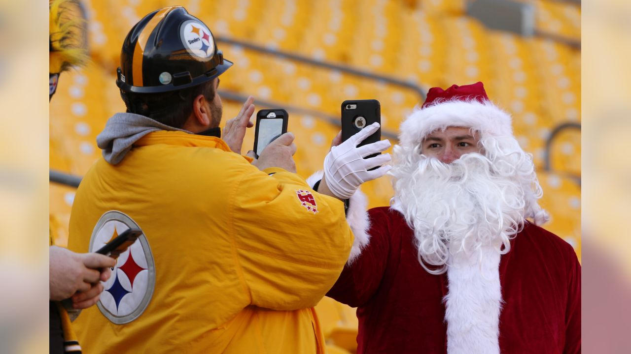 NFL fans celebrate the holidays