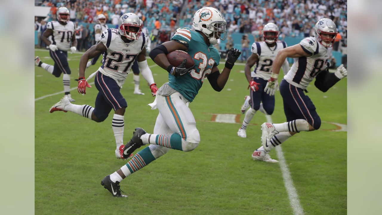 Miami Dolphins tight end Hunter Long (84) walks on the sidelines during a  NFL football game against the New York Jets, Sunday, Dec. 19, 2021, in Miami  Gardens, Fla. (AP Photo/Doug Murray