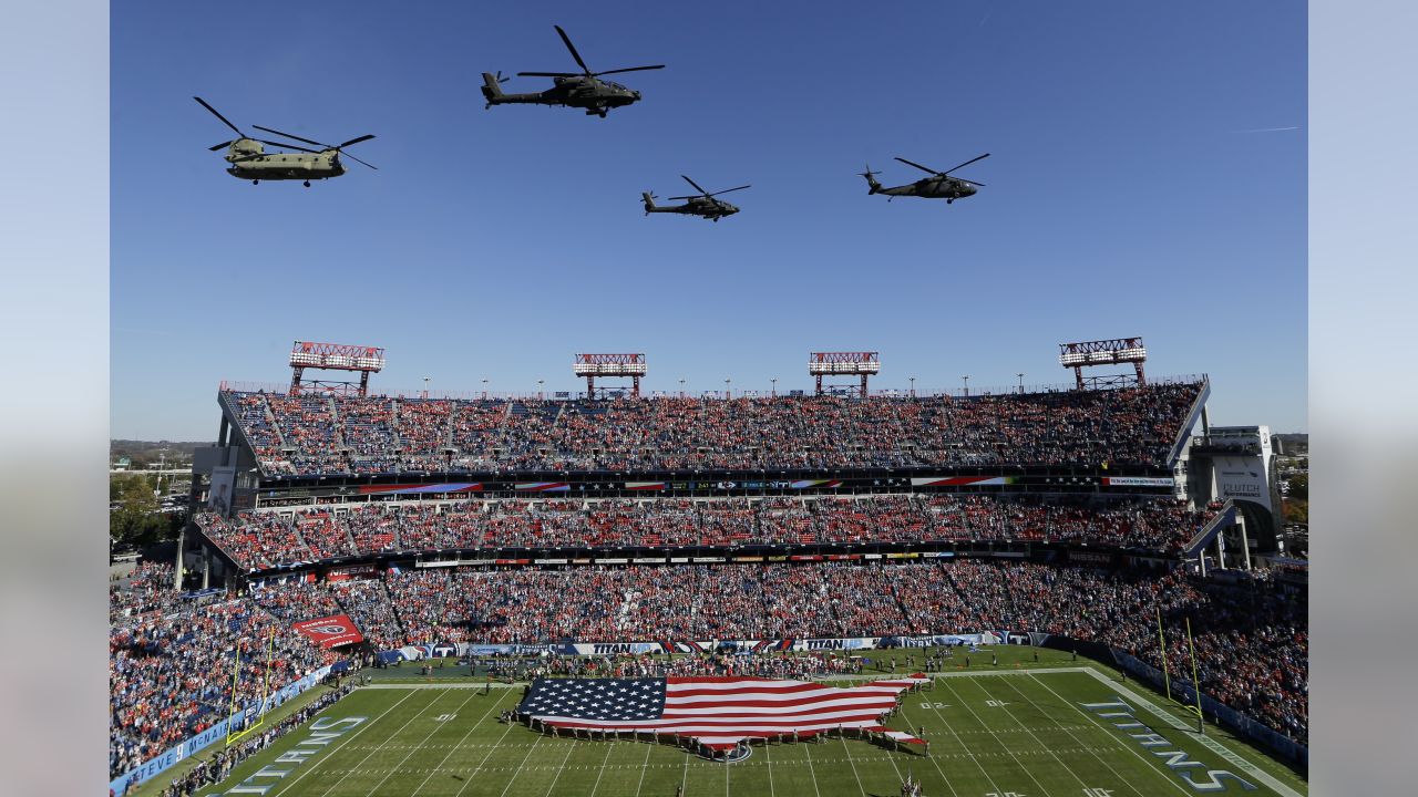 Tenn. Titans honor military members with 'Salute to Service' game