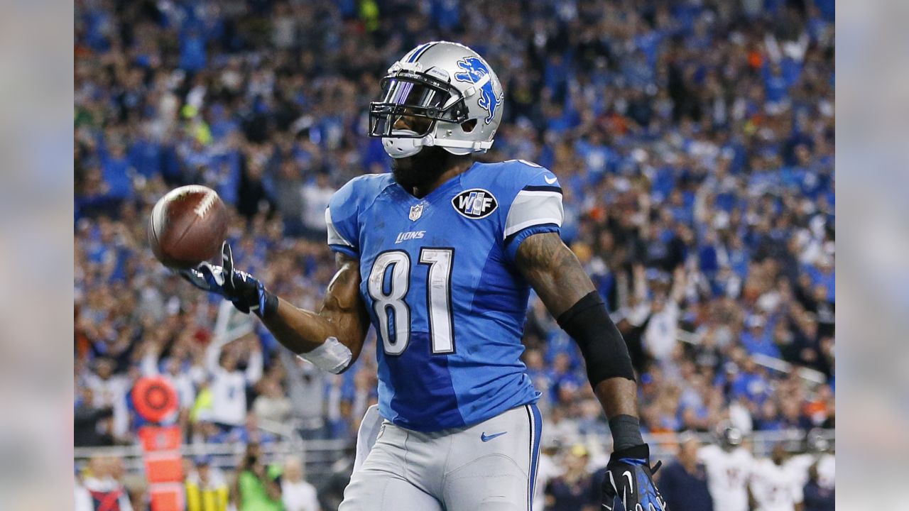 Detroit Lions running back Joique Bell (35) on the sideline against the  Philadelphia Eagles during an NFL football game at Ford Field in Detroit,  Thursday, Nov. 26, 2015. (AP Photo/Rick Osentoski Stock