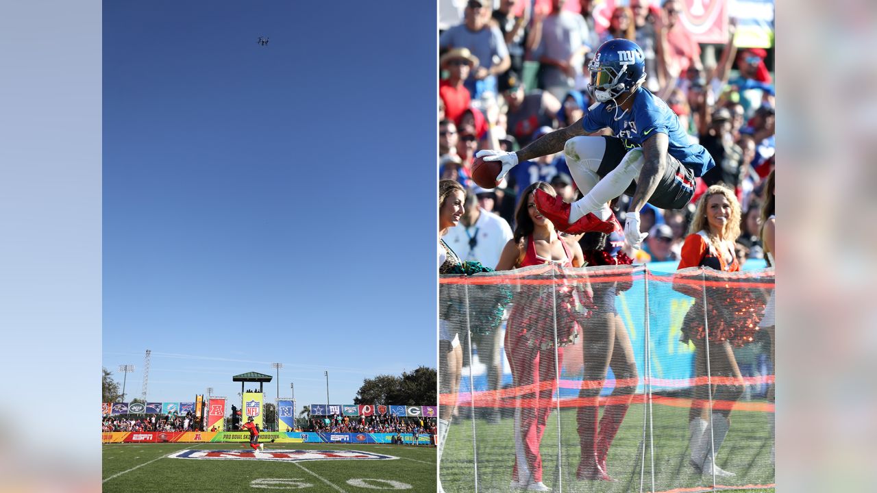 How did Giants' Odell Beckham do at NFL Pro Bowl skills