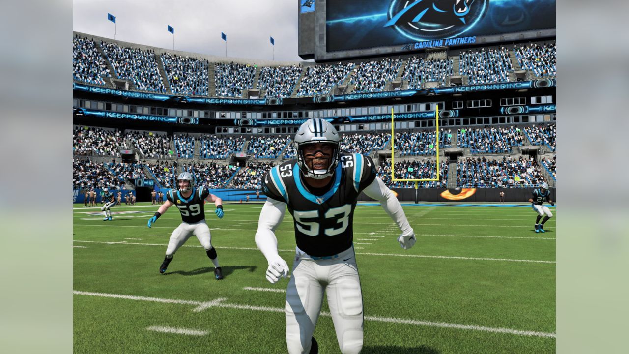 How are the Panthers rated in Madden NFL 20?