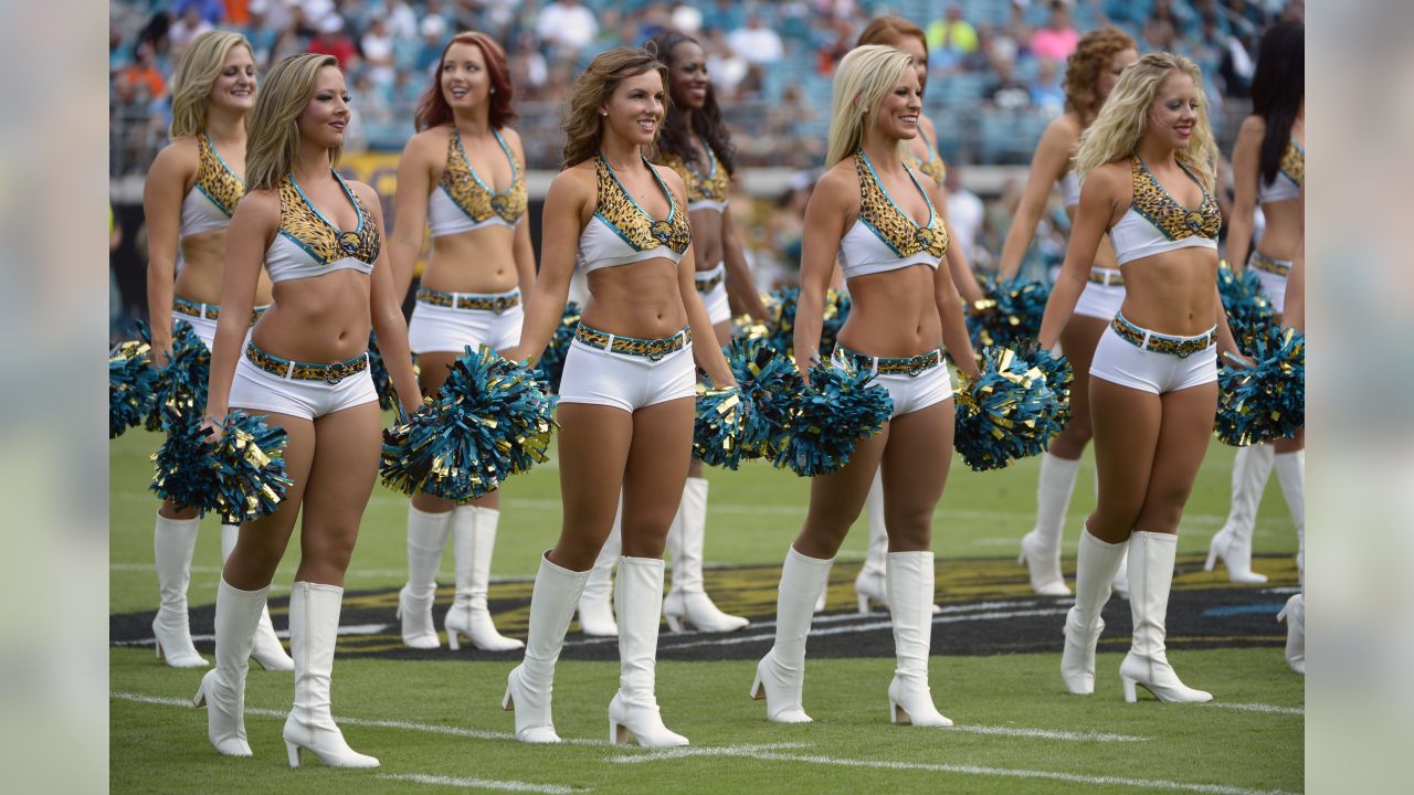 Aug. 29, 2012 - Arlington, Texas, United States of America - The Dallas  Cowboys cheerleaders in action during the pre- season game between the  Miami Dolphins and the Dallas Cowboys at the