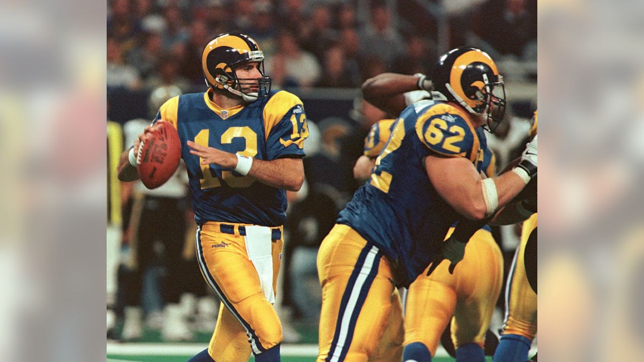 St. Louis Rams Greatest Show On Turf 5-Player Action Poster