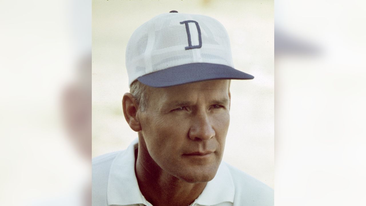 Tom Landry Dallas Cowboys editorial stock image. Image of coach