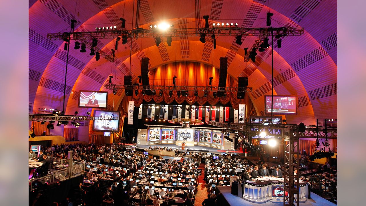 The 75th NFL Draft at Radio City Music Hall.