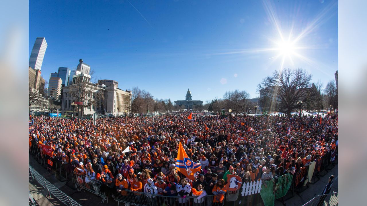 Super Bowl champion Broncos parade through Denver