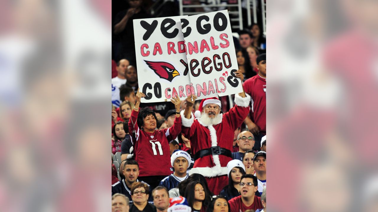 NFL fans celebrate the holidays