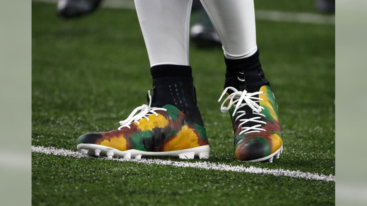 Many customized cleats in Sunday's NFL games were designed in Buffalo