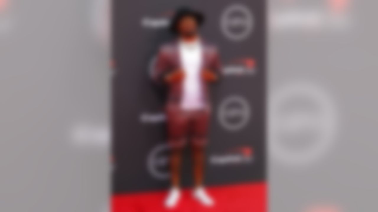 Denver Broncos linebacker Von Miller
poses on the red carpet at the ESPY Awards on Wednesday, July 10, 2019, at the Microsoft Theater in Los Angeles.