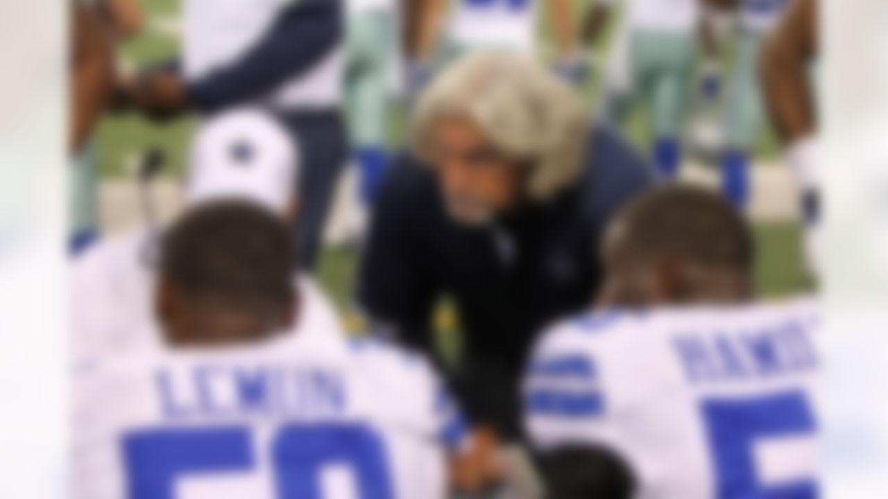 Dallas Cowboys defensive coordinator Rob Ryan during an NFL preseason football game against the St. Louis Rams in Arlington, Texas on Saturday, August 25, 2012, at Cowboys Stadium. The Cowboys defeated the Rams, 20-19. (AP Photo/James D Smith)